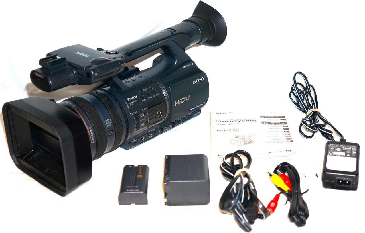 Sony HDR-FX1000 3CCD HDV Camcorder - FX 1000 - 90 Day Warranty! | eBay