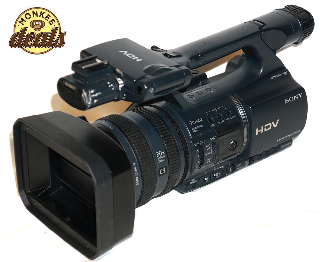 Sony HDR-FX1000 3CCD HDV Camcorder – FX 1000 – Broken | Monkee Deals!