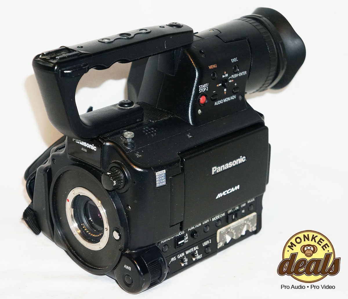 Panasonic AGAF100 Micro 4/3rds HD AVCHD Camcorder 90 Day Warranty