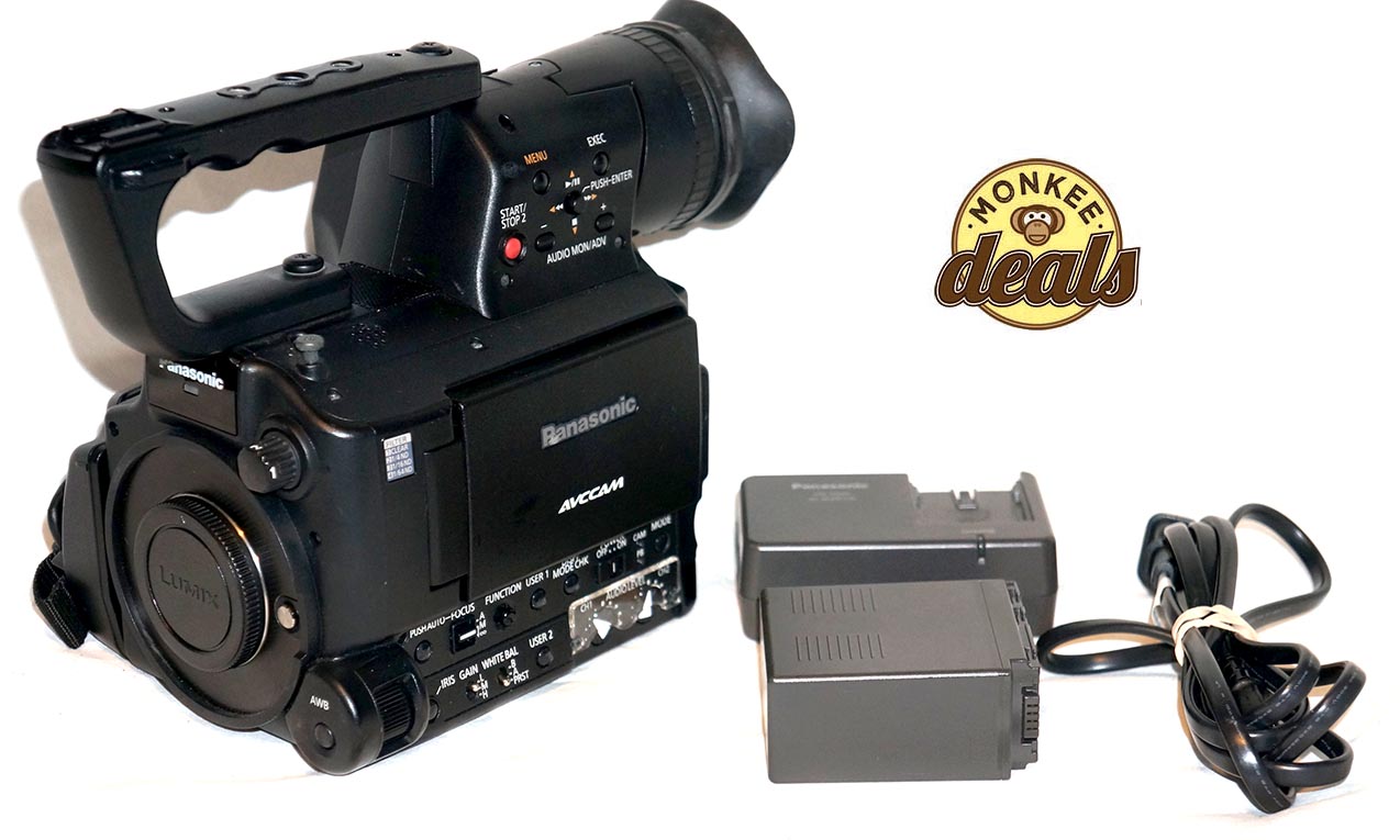Panasonic AGAF100 Micro 4/3rds HD AVCHD Camcorder 90 Day Warranty