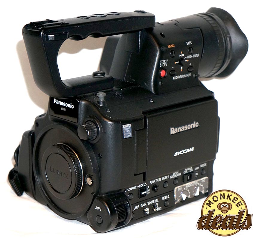 Panasonic AGAF100 Micro 4/3rds HD AVCHD Camcorder 90 Day Warranty