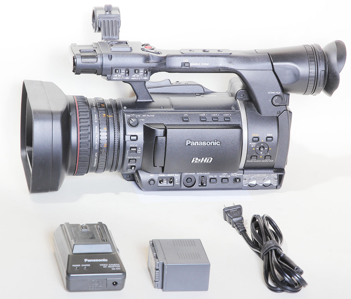 Panasonic AGHPX250 AGHPX250 P2 HD Handheld Camcorder 90 Day Warranty