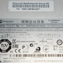 Polycom Real Presence Group 500 Eagle Eye 4 (MPTZ-10) Conferencing System w/ Mic - Image 10